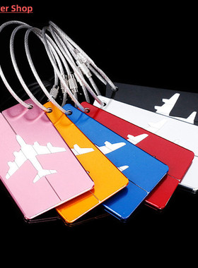 Aluminium Luggage Tag Travel Accessories Baggage Name Tags S