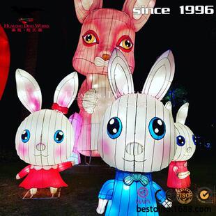 大型节日景区游乐园夜游活动项目夜景美陈引流彩灯花灯花车