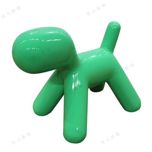 玻璃钢创意小狗休闲座椅商场户外幼儿园广场时尚儿童卡通坐凳家具