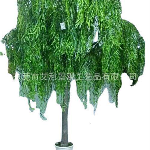 大树柳树室内外大型树柳树叶装饰绿植厂家
