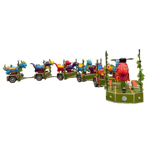 商场小火车恐龙观光电动摇摇车可坐人广场景区游乐园抖音同款火车