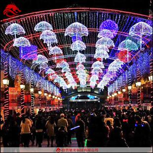 水上荷花灯小型花朵彩灯楼盘商场草坪摆件户外防水造型灯