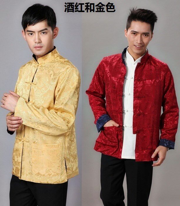 秋季新款男长袖休闲唐装上衣旗袍中式礼服双面民族服装两面穿男装在类目 男装, 民族服装中 - 来自Buy2taobao.com提供专业的淘宝代购服务