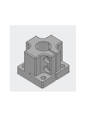 ZCD01/08/11/16底座立柱锁块加强块轴承座光轴固定座机构安装组件