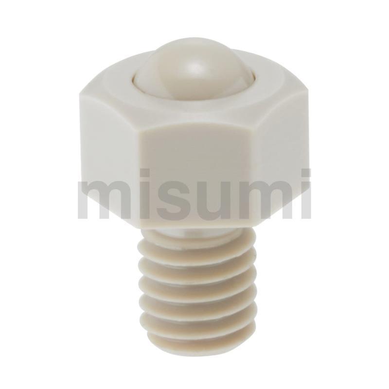 替代米思米钢滚珠滚轮BCHL5 6 8 10 12 16 20六角螺栓型 钢珠滚轮