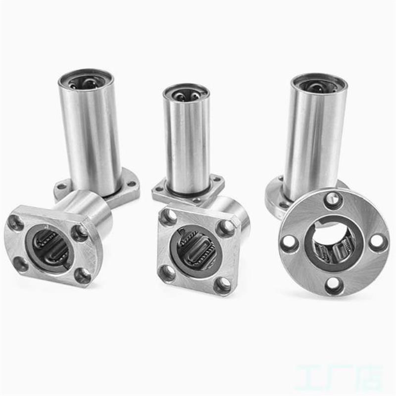 直线轴承圆法兰整体不锈钢SLHFRS/SLHFRWS8 10 12 16 20 25