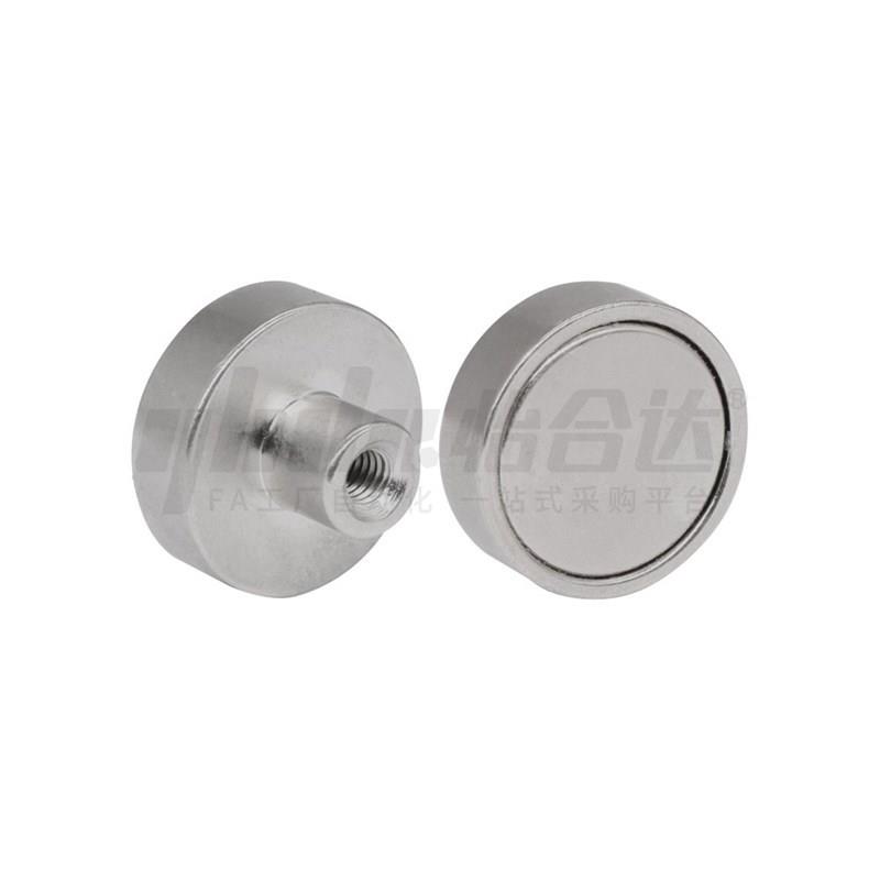 怡合达带座磁铁 BMK26-D10 D13y D16 D20 D25 D32凸台型内螺纹