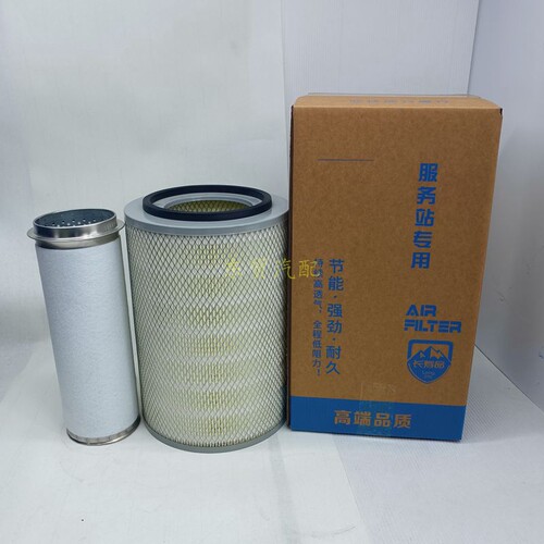 K2332空气滤芯适配JAC江淮威铃锡柴重汽王牌737B自卸货车滤清器格