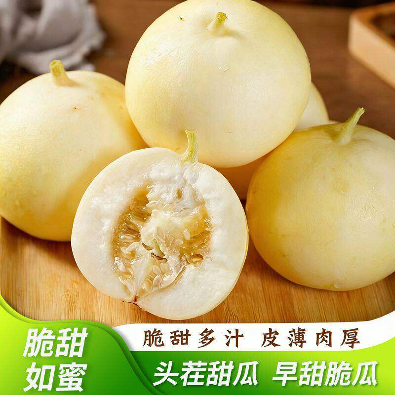 山东早甜脆小蜜罐小蜜蜂甜瓜老人孕妇小孩当季新鲜水果蜜瓜5斤箱