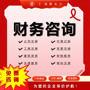 代理记账 会计 财务咨询 小规模做账报税 一般纳税人做账报税