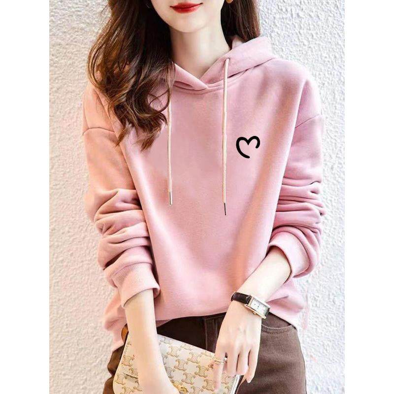 欧洲站连帽卫衣女2025新款春秋冬加绒加厚宽松韩版休闲运动上衣潮