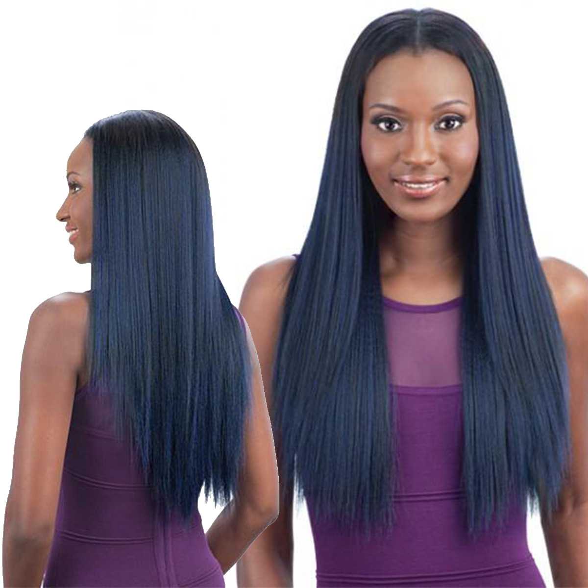 新款直销跨境欧美假发中分玫瑰网女士长直发化纤头套工厂直营热款