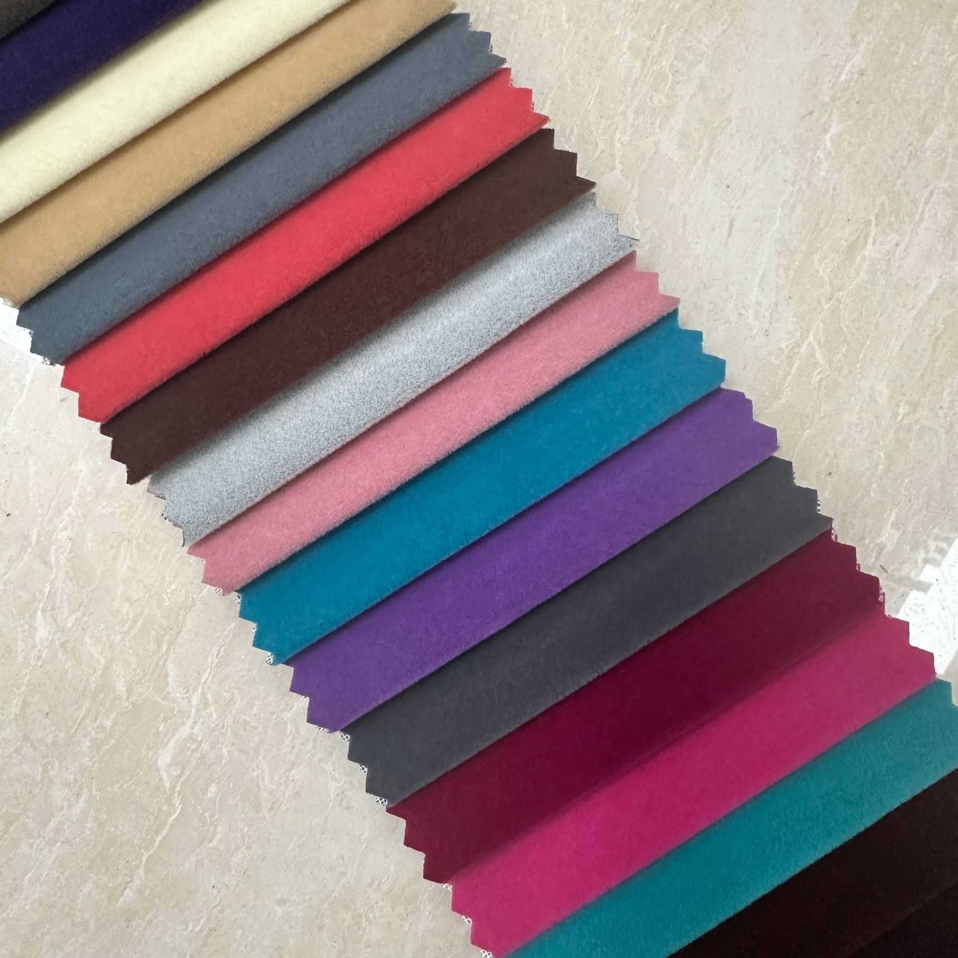 新款直销JH801素色平板植绒沙发布单面绒束口袋软包首饰盒绒布暖