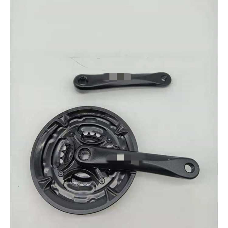 新款直销山地自行车轮盘 链轮 7-8速铝合金三片42/48T牙盘配件用