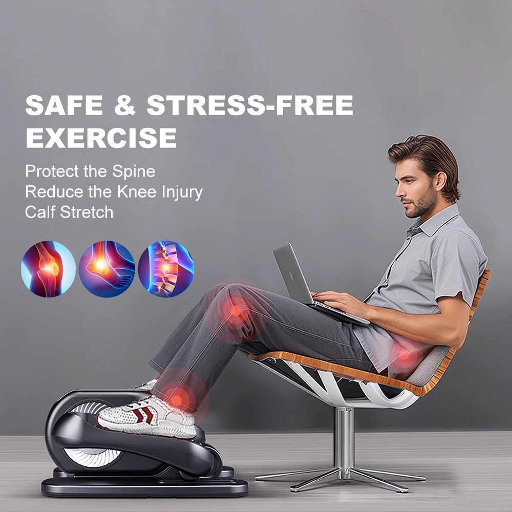 新款直销电动踏步机家用办公室懒人康复训练老人健身器材迷你椭圆