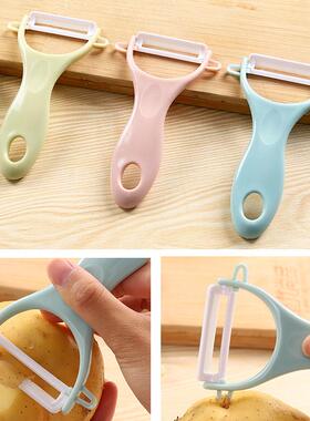 新款直销家用瓜果去皮刨皮刀 土豆萝卜水果削皮器刮皮刀 多功能陶