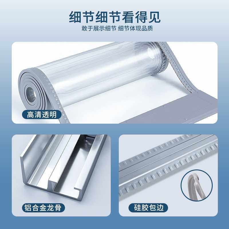 新款直销空调门帘磁铁透明隔热防风自吸PVC塑料磁吸隔断帘皮帘子,居家布艺,卷帘,淘宝优惠券,粉丝福利购,淘宝优惠卷