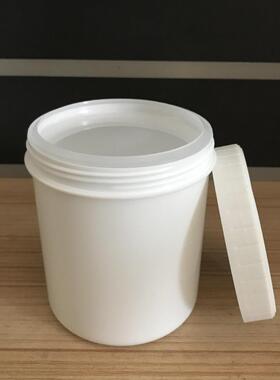 新款直销全新 500ml广口塑料瓶500克配内盖塑料桶黑色白色透明
