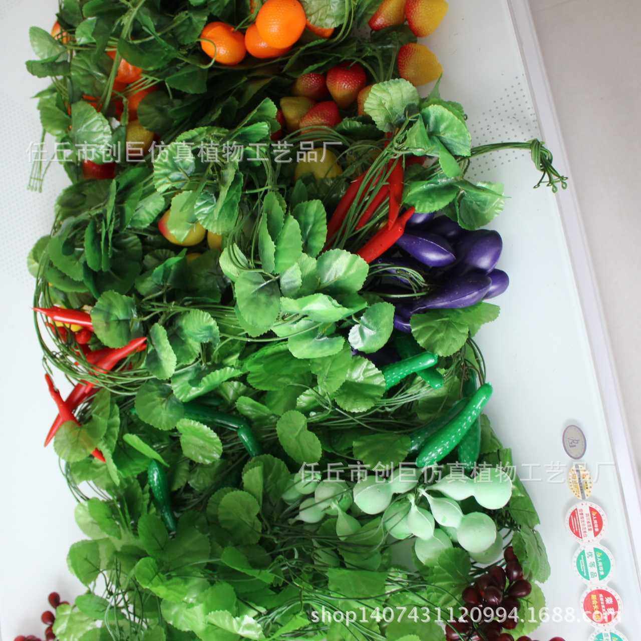 新款直销仿真水果藤条串假葡萄叶藤条蔓藤假花绢花吊顶装饰饭店农,鲜花速递/花卉仿真/绿植园艺,仿真绿植,淘宝优惠券,粉丝福利购,淘宝优惠卷