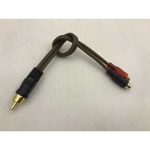 一分二线材 线材 RCA 229 一 新款 一公二母 直销汽车音响功放改装