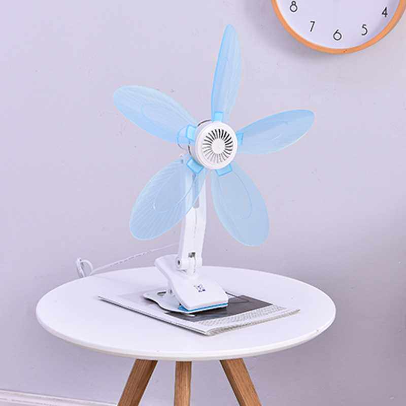 新款直销办公室低噪五叶夹扇 迷你学生宿舍电风扇桌面台夹扇 家用