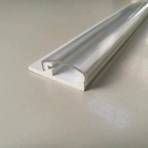 新款直销华通塑胶专业挤出PV透明异型材 u型塑料卡槽 塑料条 量大