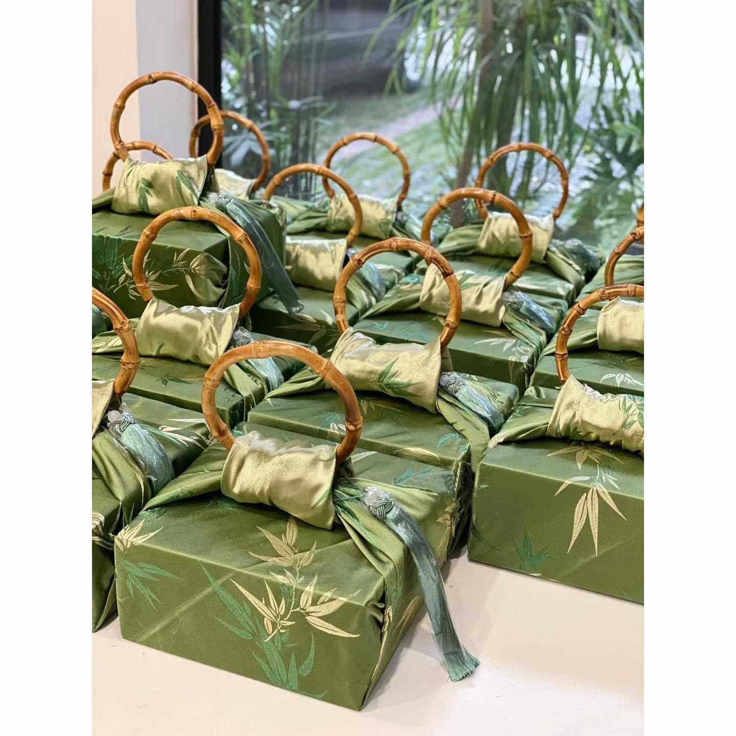 新款直销端午节和风端午节粽子风吕敷包裹布包袱皮绿豆糕木盒礼物