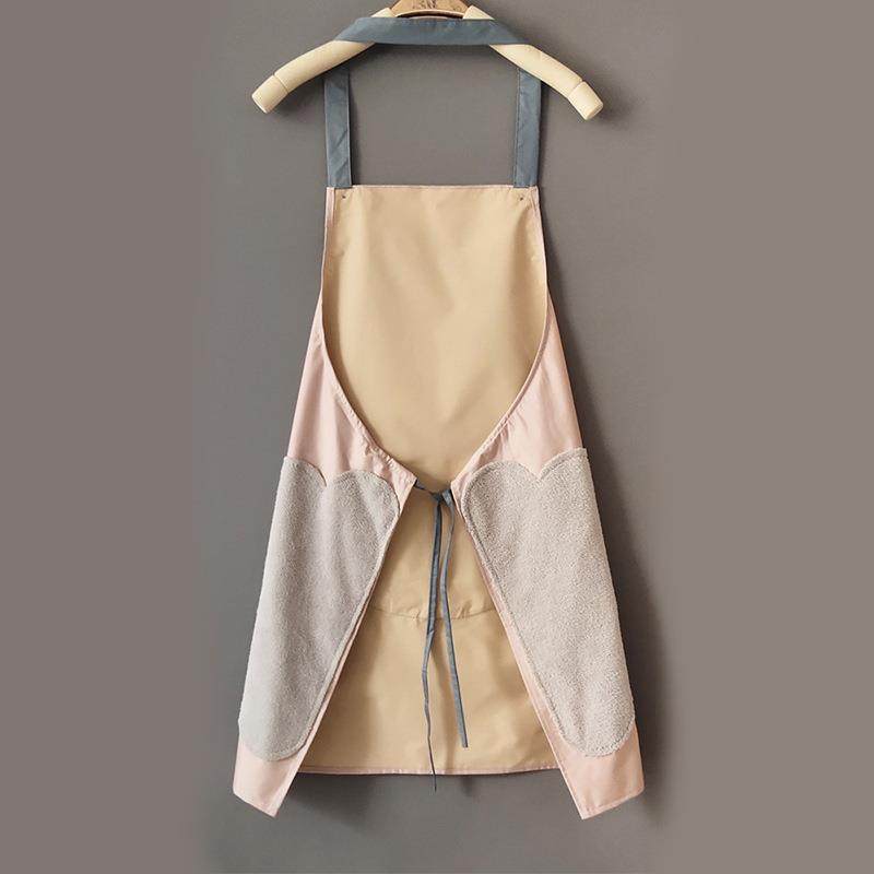 新款直销定制防水可擦手围裙厨房防污可擦手挂脖擦手巾围裙印LOGO,家庭/个人清洁工具,围裙套装,淘宝优惠券,粉丝福利购,淘宝优惠卷