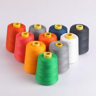 新款直销现货202中粗缝纫机线高强度大卷箱包牛仔皮革线604缝纫线