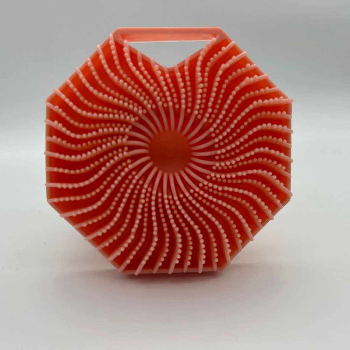 新款直销跨境现货 多边形洗澡刷家用便携式软鱼鳍按摩刷子BathBru