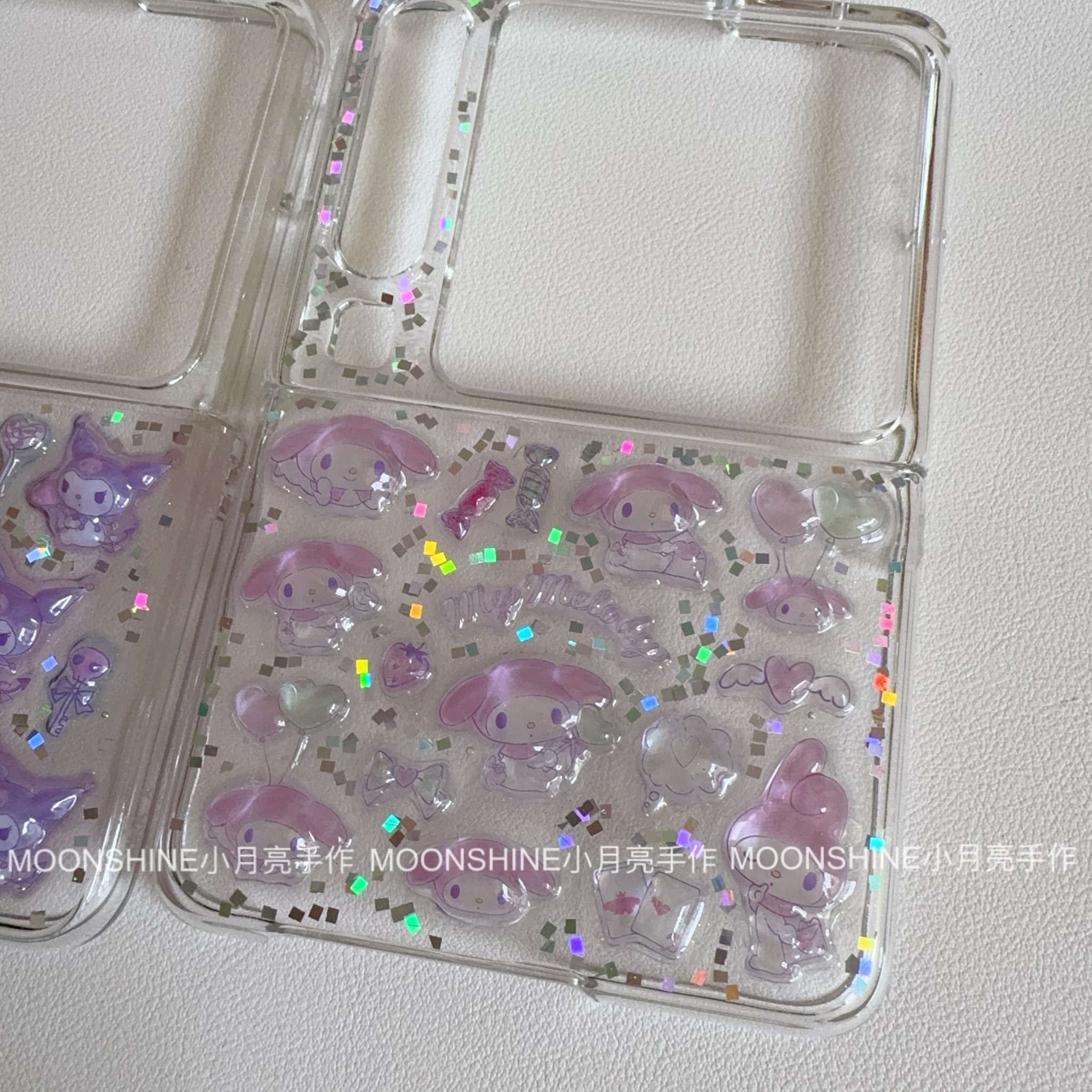 爆闪美乐蒂华为purax滴胶壳vivoX适用于OPPON3荣耀三星Zflip7小米