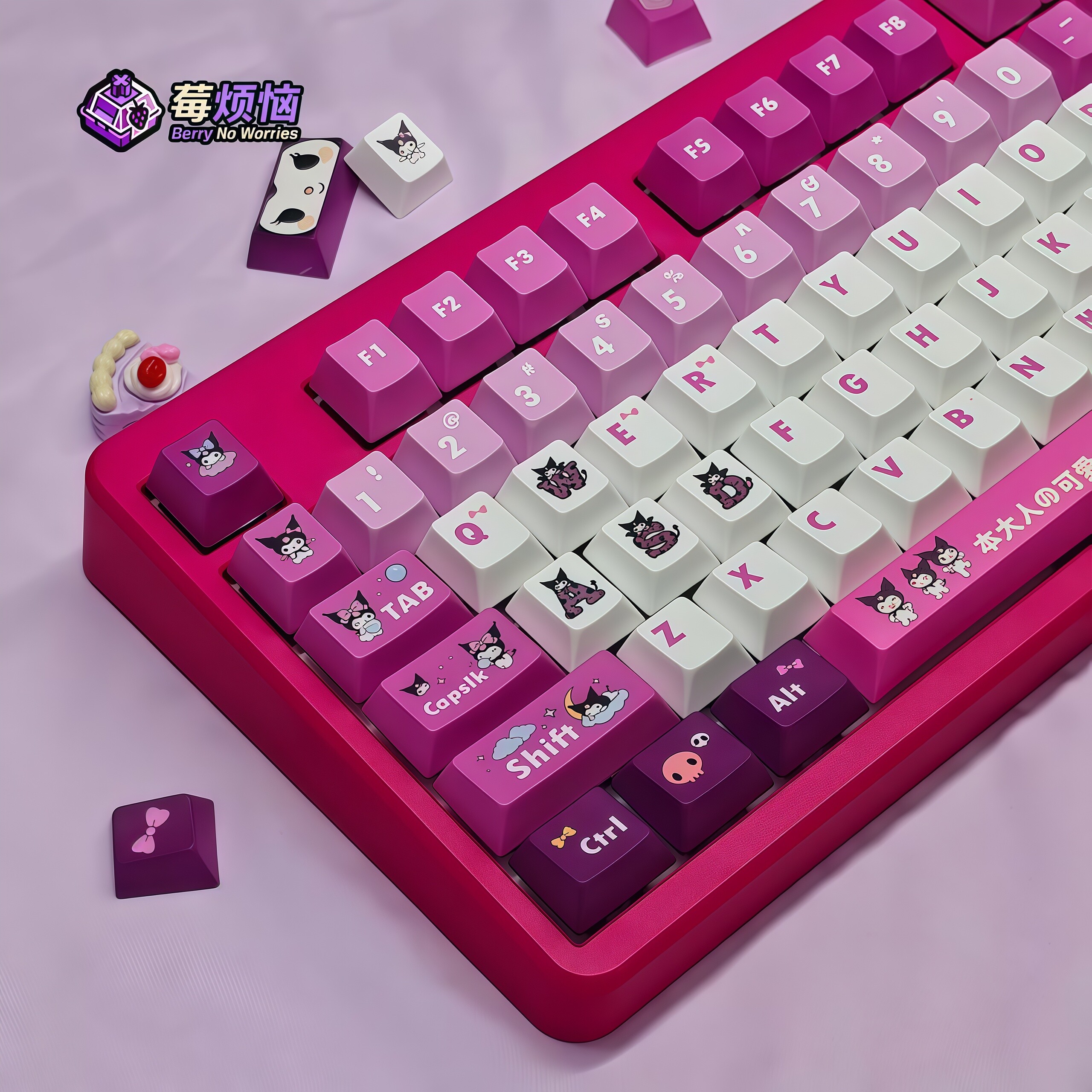 CRANBERRY库洛米原厂高度键帽图片