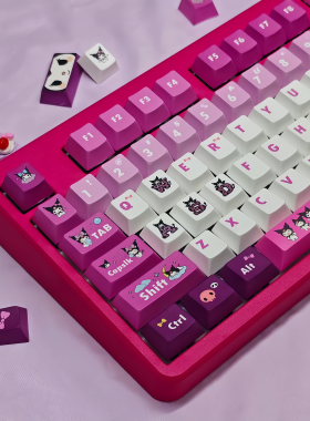 Cranberry 库洛米键帽原厂高度适用wootingEZ63MADE68Hero68ND