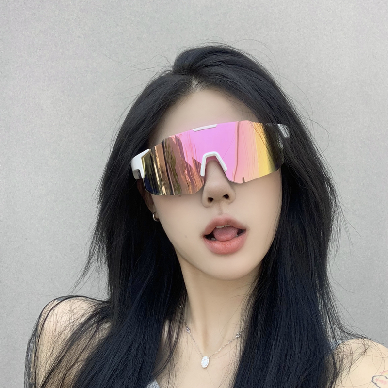 户外个性大框骑行眼镜登山水银运动墨镜自行车防风护目镜防紫外线