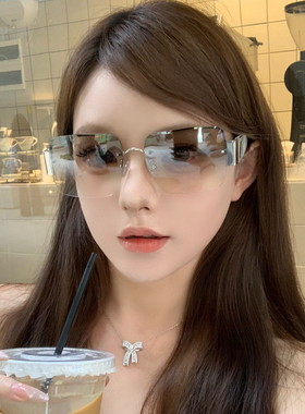 2025新款复古欧美辣妹风y2k墨镜