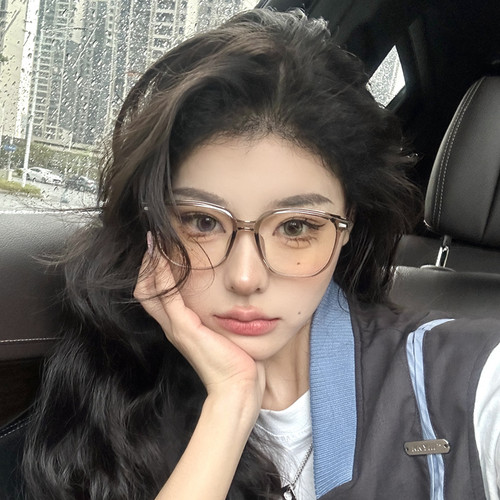 眼镜框女素颜神器方圆脸大脸显瘦