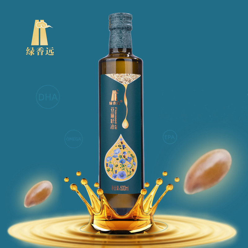 绿香远亚麻油500ml经典款在类目 粮油米面/南北干货/调味品, 食用油/调味油, 麻油中 - 来自Buy2taobao.com提供专业的淘宝代购服务
