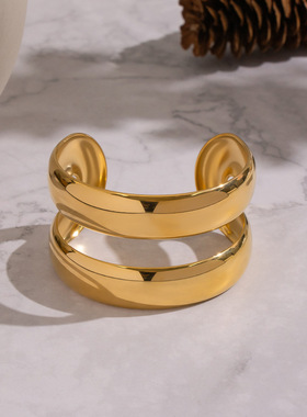 几何环形双层环保手镯