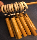 实心竹手持手把件文玩竹子冷门盘玩高抛精品男士 把玩玉竹把件