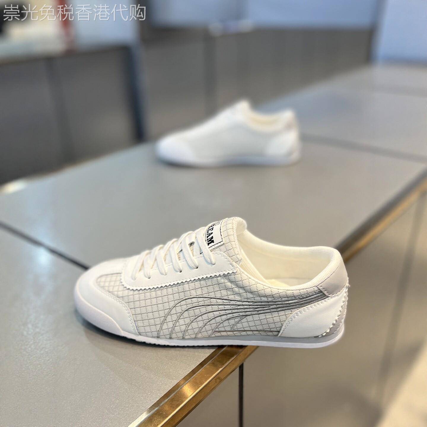 DMXUXM『英伦设计风』高端定制~百搭复古休闲舒适软底小白鞋男潮
