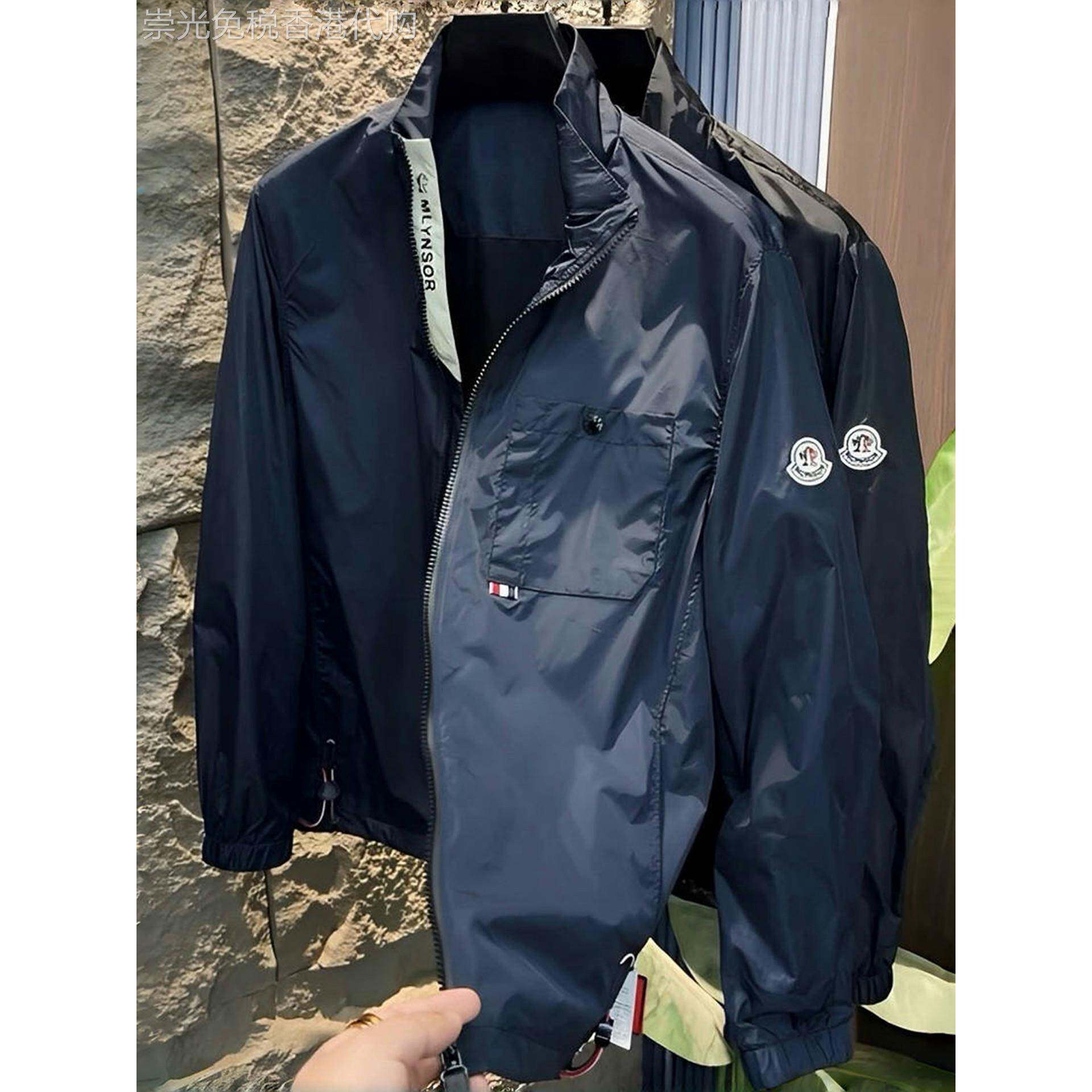 正品舒适修身夹克外套男春秋款时尚休闲高端气质百搭男士上衣潮