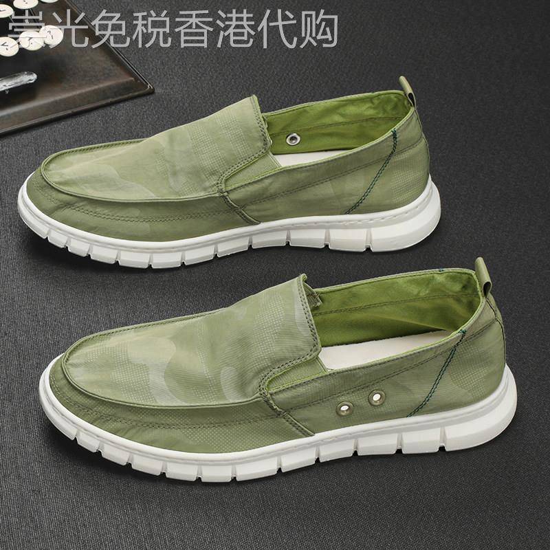 力荐！英国『设计师』值得拥有的鞋！春季新款帆布鞋男透气平底鞋