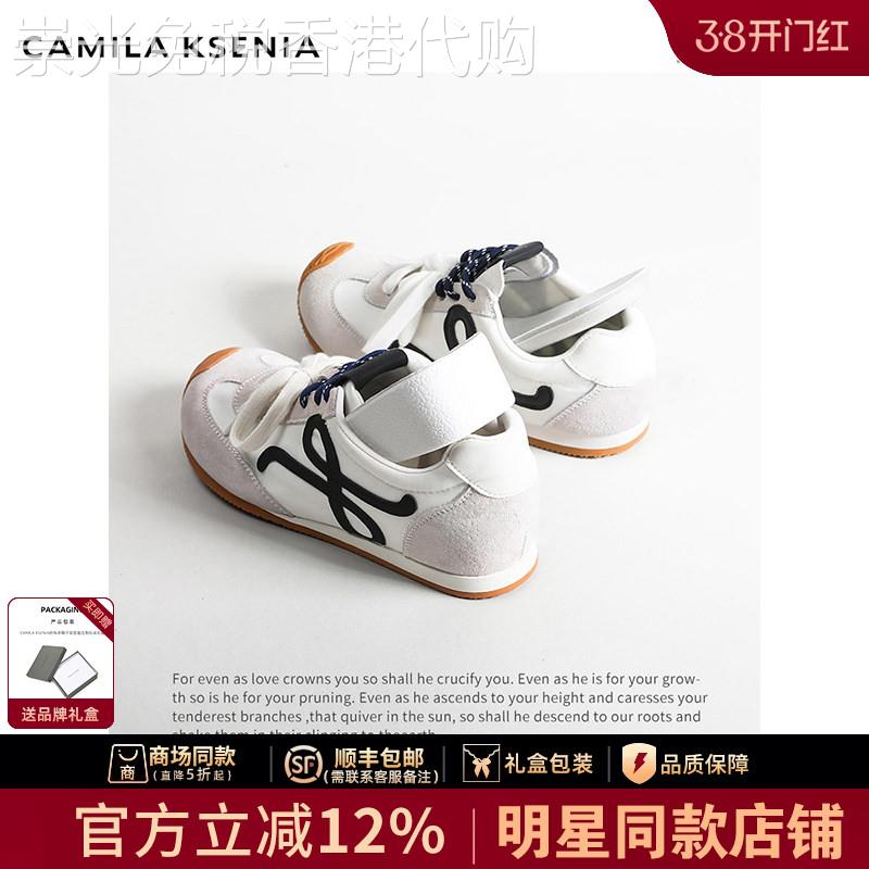 官网小c&k旗舰店2026新款春季时尚鸳鸯鞋带运动休闲鞋阿甘鞋