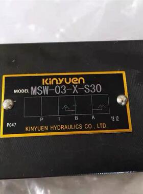 KIYUEN MSW-03-X-S30 液O压液控单向阀全新发货