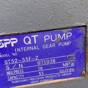 SUMITOMO  QT5w2-55F-Z 液压齿轮油泵全新发货