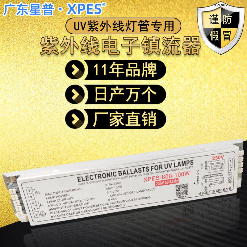 气处理光解灯整流器PL1-800-100W 油烟N净化杀菌灯管镇流器适用于