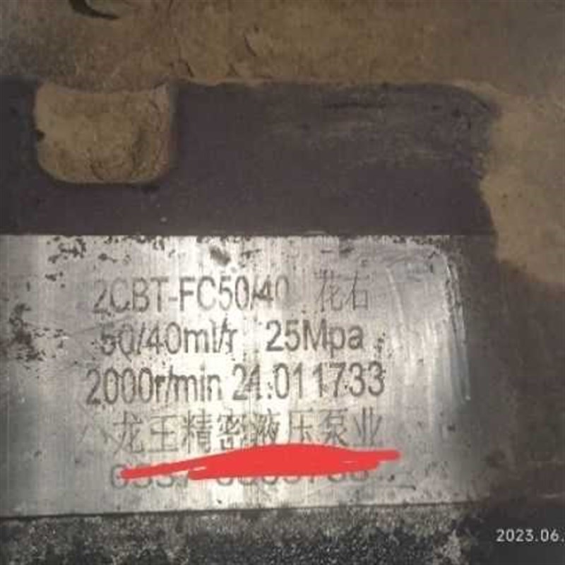 小龙王精密液压 2CrBT-FC50/40液压齿轮油泵