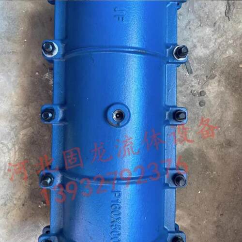 pe管哈夫节抢i修器水管堵漏器球磨铸铁加长抱箍快速接头管道抢修