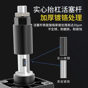 小型气动大推力SCJ行程可调标准气缸SCJ32B/40/50/63*125-150-200