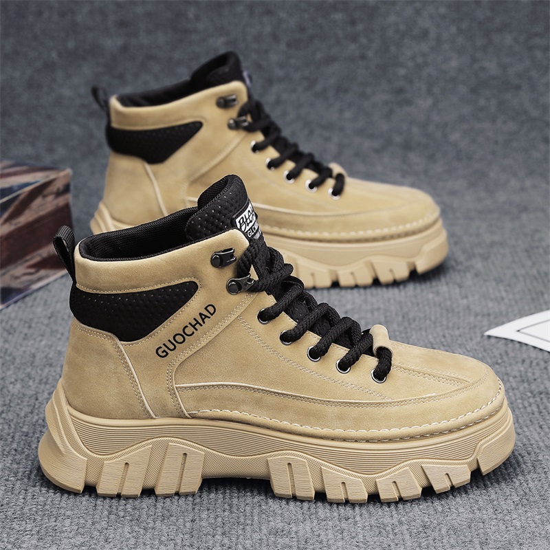 惠州马丁靴男款耐磨防滑工装潮鞋